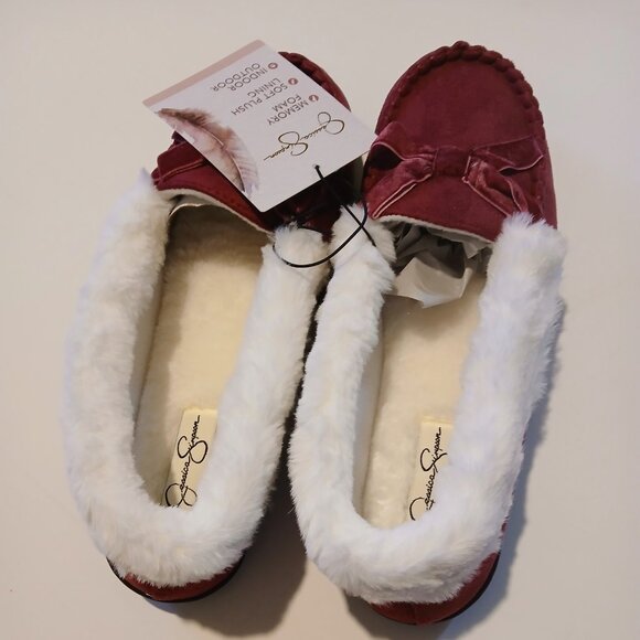 NWT Jessica Simpson Indoor Outdoor Memory Foam Slippers Women's Size XL - Picture 5 of 7